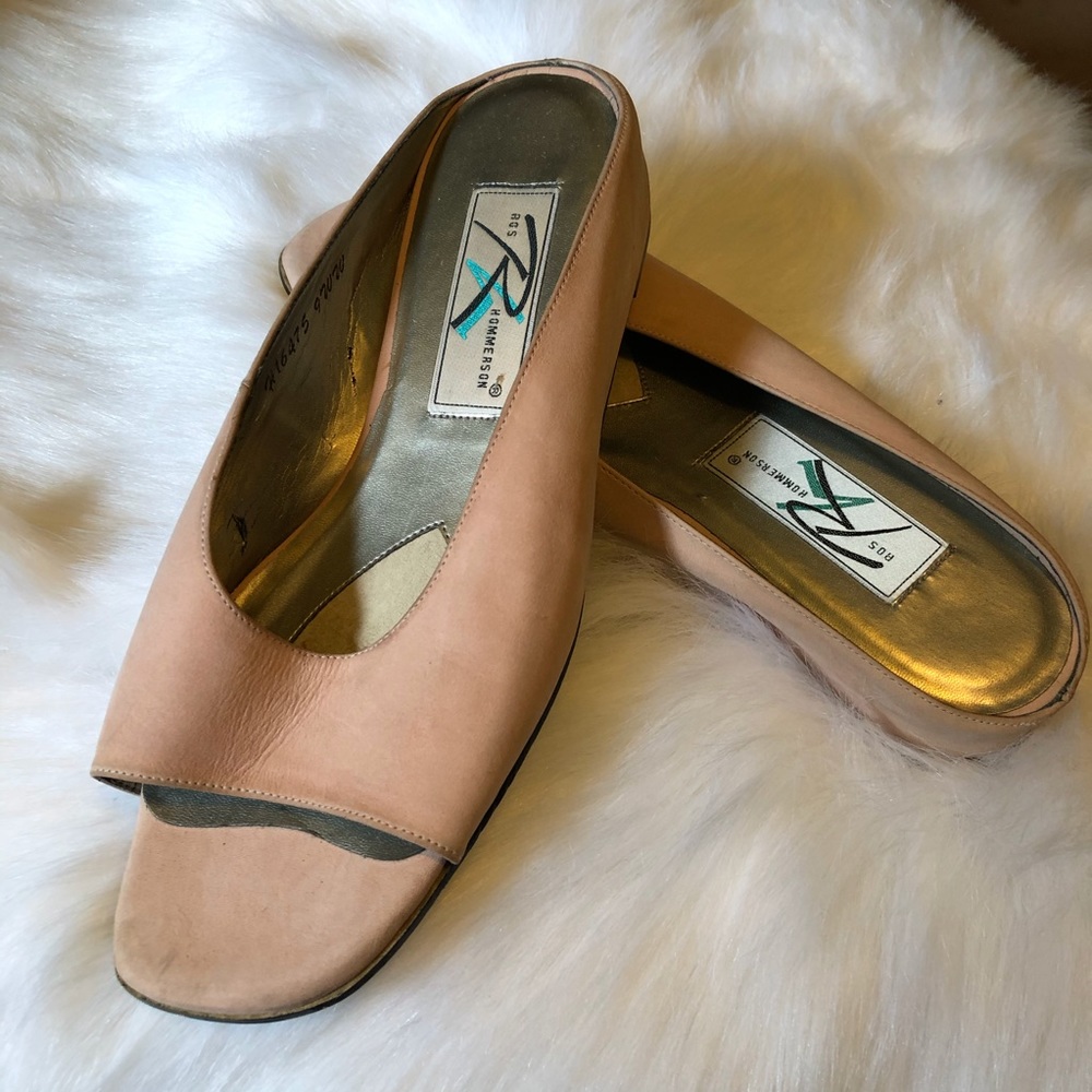 💞Pink Suede Flats 9WW